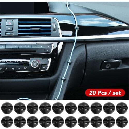 20pcs Car Wire Clip Stickers For Kia Rio 4 X-Line RIO Sorento Optima Sportage 2017 2018 2019