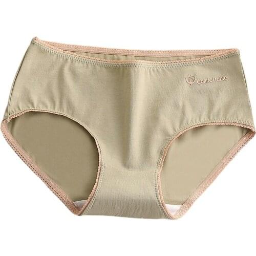 New Japanese pure cotton underwear for women comfortable midwaist cotton underwear for girls breathable briefs
