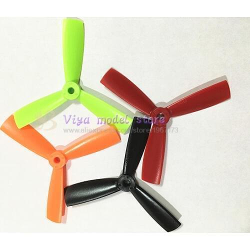 Wholesale new 100 pairs of 4045 bullnose propeller 3 blades for DIY mini race FPV drones QAV210/qav180/QAV250/ZMR250
