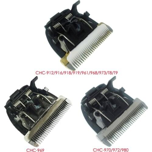 Original Ceramic Titanium Blade for T8 CHC916 961 968 969 970 980 Professional Hair Clipper Cutter head Spare Knife