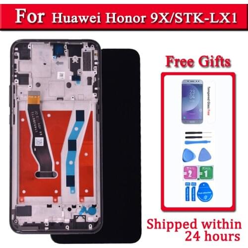 Original Display For Huawei Honor 9X Touch Screen Digitizer Panel Assembly For Honor 9X Premium STK-LX1 STK-L22 LCD Replacement
