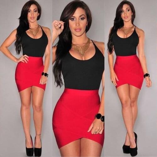 Sexy Women Dress Sleeveless Summer Strappy Dress Bandage Sexy Spaghetti Strap Stretch Evening Party Dress Mini Dress