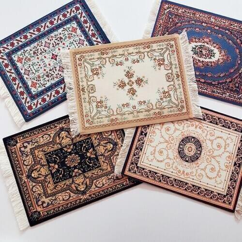 Turkey Handmade Retro Bohemian Table Mat Non Slip Dining Table Mat Kitchen Accessories Decoration Home Pad Coaster 18x26CM
