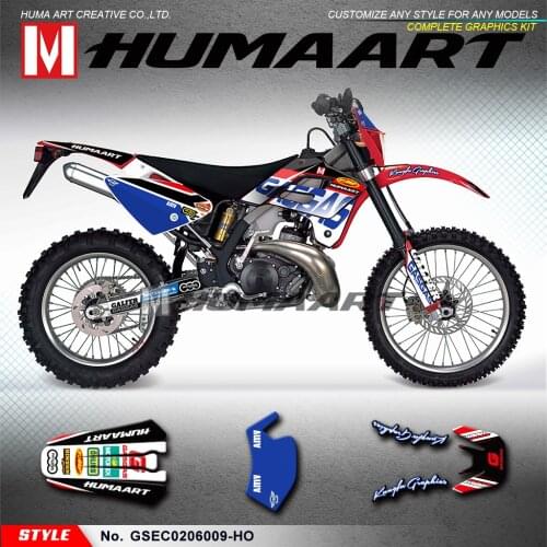HUMAART Custom Vinyl Wraps Dirt Bike Graphics for Gas Gas EC 125 200 250 300 2002 2003 2004 2005 2006 FSE 400 450