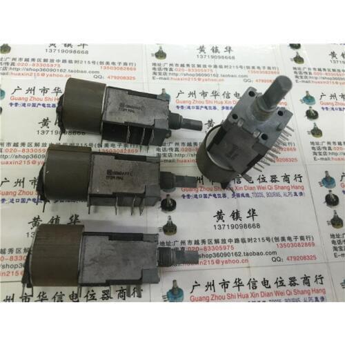 [VK] Matsushita six potentiometer 100KAX6 A100K handle long thread 20MMF switch