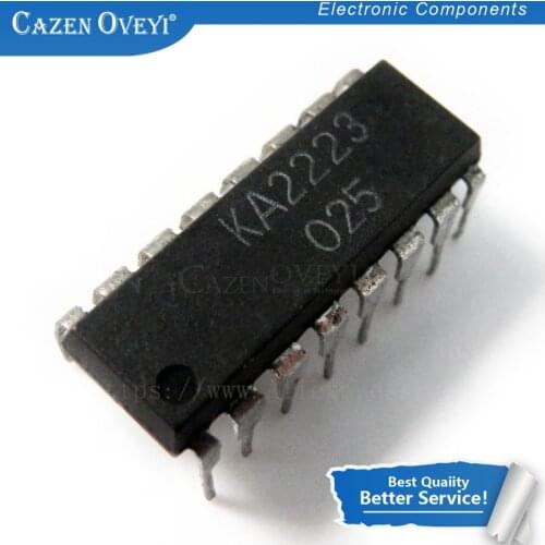 1pcs/lot KA2223 KA 2223 DIP-14 In Stock