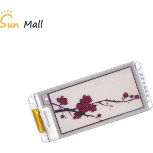 2.13 inch e-Paper Module 212*104 E-Ink Display Screen SPI Wide Viewing Angle Supports Partial Refresh