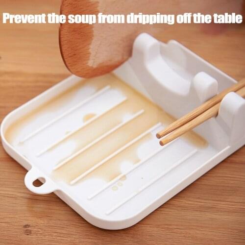 2 Pcs Spoon Rest Utensil Organizers Spatula Holder Rack Storage Shelf Kitchen Tool Cooking Accessorie xqmg Racks Holders Kitche