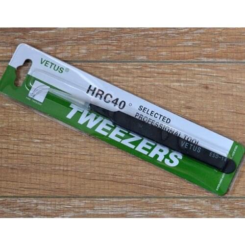 Stainless steel anti-static tweezers pointed clip steel beads tweezers adjust the gasket tweezers test bed with tweezers