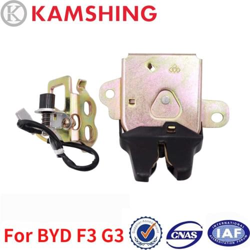 CAPQX For BYD F3 Electric Rear Trunk Lock Block Lock Buckle Boot Lid Centre Control Lock Assy Tailgate Door Lock Latch Actuator