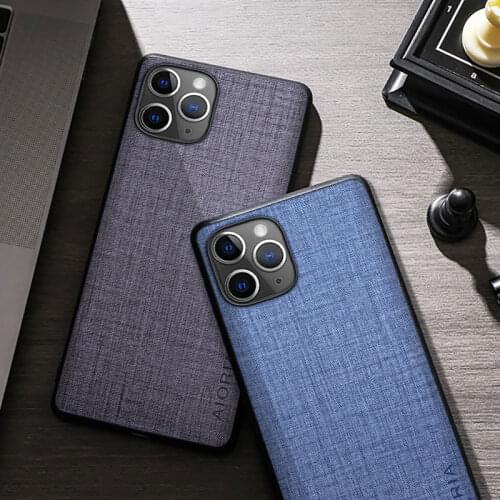 Textile Texture Case For iPhone 12 11 13 Pro Max 12 Mini Explosion-proof Cover For iphone 6 7 8 Plus 6S X XS Max XR SE 2020 case