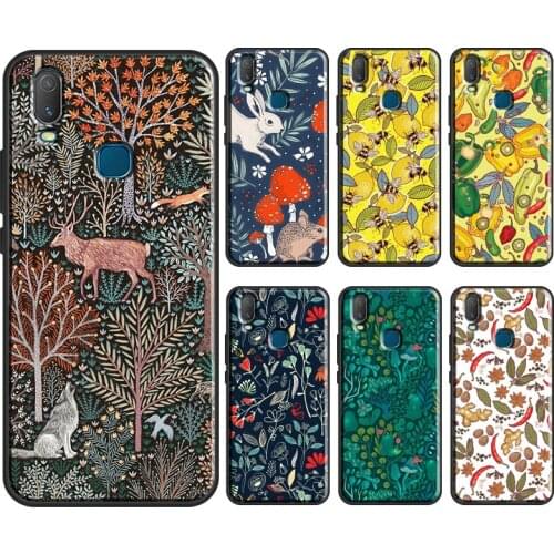 Wild Forest Animal Cover For Vivo V20 SE Y11 2019 Y1S Y12 Y17 Y30 Y50 Y81 Y91C V11 Y20 i V17 Neo Phone Case