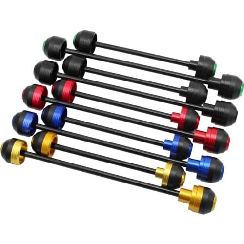 For YAMAHA YZF R1 YZF-R1 2002 2003 02-03 Front Rear Wheel Slider Fork Axle Crash Protector Pad Guard Aluminum NEW