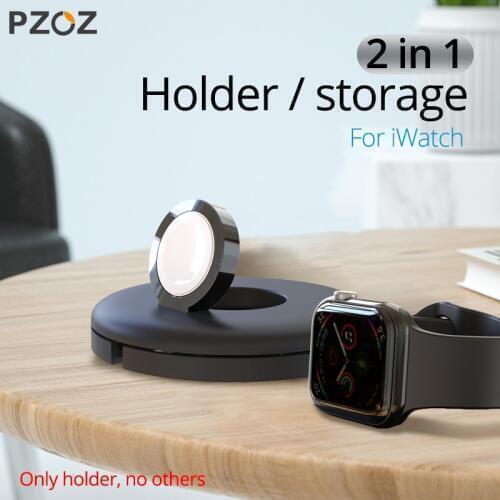 PZOZ Holder For Apple Watch Wireless Charging Charger Dock Station For 38mm 42mm For Apple Watch 4 3 2 Wireless Charger Holder
