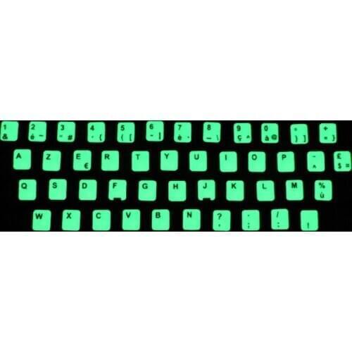Fluorescent Keyboard Stickers Luminous Waterproof Keyboard Protective Film M2EC