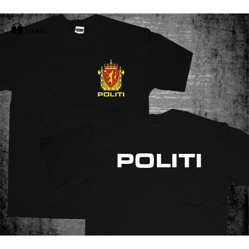 Hot Sale Men T Shirt Fashion New Norway Norwegian Police Politi Special Rescue Unit Delta Force Logo T Shirt Summer O-Neck Tops