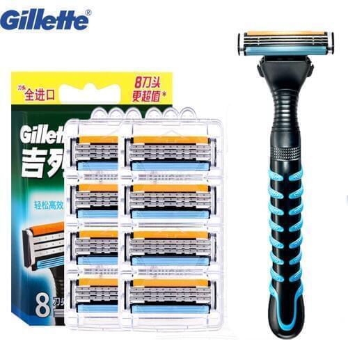 Gillette Vector3 Shaving Razor Blades Smooth Safety Shaving Trimmer for Men Epilator Barber Razor shaving Cassettes Combination