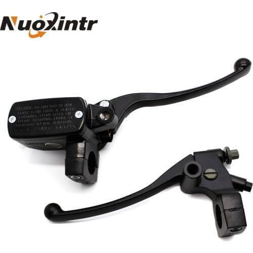 Nuoxintr Motorcycle Brake Clutch Master Cylinder Left and Right 1" 25mm For Yamaha Kawasaki Suzuki Honda Steed 400/600 VT600