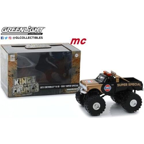 GreenLight 1:43 Super Special 1971 Chevrolet K-10 Monster Alloy model car Metal toys for childen kids diecast gift