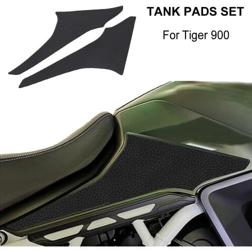 Motorcycle Tank Knee Pads Set Grip Anti Slip Fuel Tank Protection Stickers Kit For Tiger 900