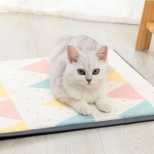 S/M/L Pet Mat Summer Cool and Comfortable Mats Breathable Pet Dog Cat Sleeping Mat Method Bite-resistant Sleeping Mat