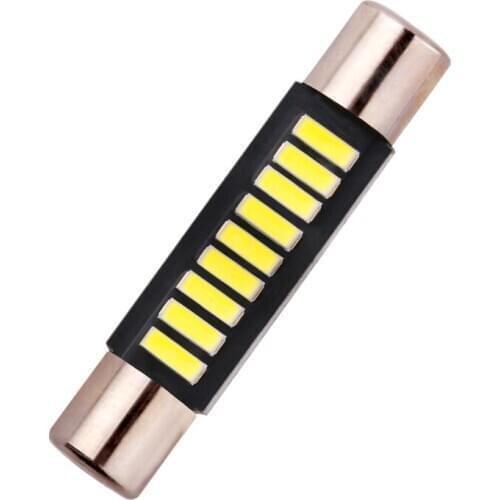 2X Car LED Festoon Lights C5W C10W 31/29mm Auto Interior Bulbs License Plate Lamps Reading Light Warm White Ice Blue 12V Diode