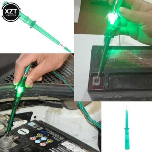 Modify Auto Car Light Circuit Tester Lamp Voltage DC 6V 12V 24V Copper Test Pen Detector Probe Light System Test Probe Lamp