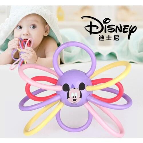 0-12 Months Baby Rattle Ball Toys Safe Newborn Teething Toys Soft Plastic Hand Bell Early Educational Rattle Teether Toys Gifts