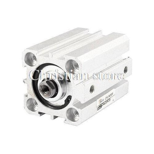 Pneumatic 25mm Bore 35mm Stroke Double Acting Cylinder