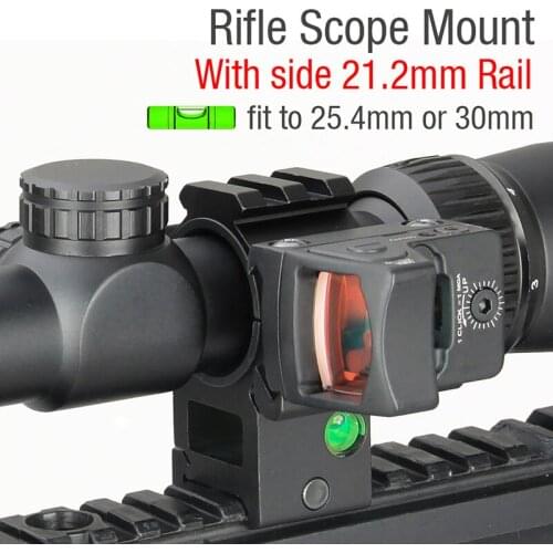 PPT Scope Mount Airsoft Three Direction Picatinny Rail with Bubble Level Scope Mount Rifle Scopes Mount Accessories OS24-0197