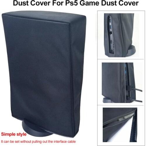 Dustproof Cover For PS5 Game Console Dust Cover Oxford Cloth Removable Protector Sleeve For Play-station 5 Video Game Consoles
