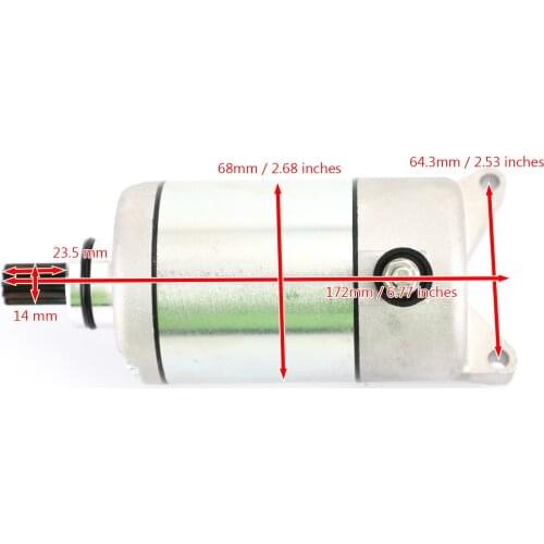 Artudatech Starter Fit for Yamaha Virago XV 400 500 535 XVS 400 650 Drag Star V-Star 1987-2018 22U-81800-60-00 Motor Accessories