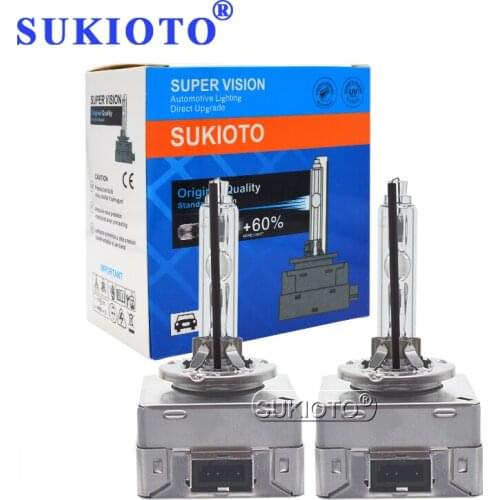 SUKIOTO High Quality All Metal Claw 55W D1S D3S 4300K 6000K Car Light Xenon Bulb Auto Headlamp 35W D2S D4S 5000K 8000K HID Lamps