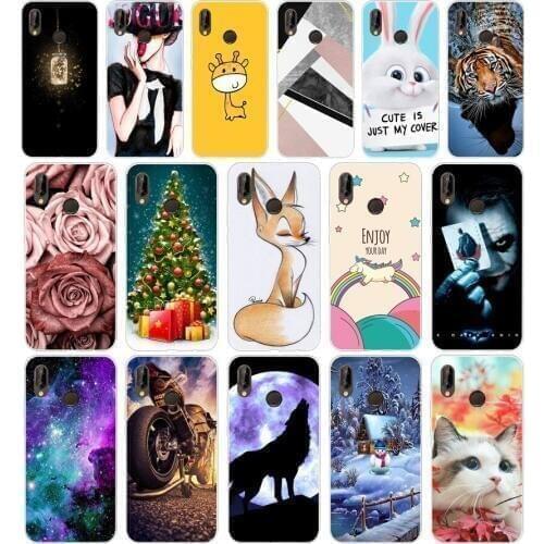 T Huawei P20 Lite Case 5.84inch Huawei P20 Lite Soft Rubber TPU Silicone Back Phone Case For Huawei P20 Lite Cover Bag Cases
