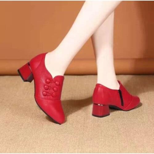 Spring Sexy V Cut High Heel Boots Elegant Snakeskin Women High Heeled Ladies Chunky Heel Ankle Boots Female Shoes