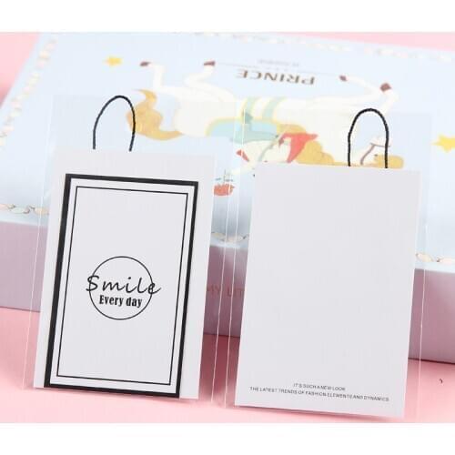 Zeqi clothing tag garment hangtag personized logo tags custom logo opp bag 300gsm