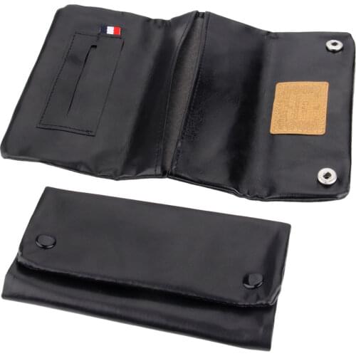 1PC PU Leather Tobacco Bag Portable Cigarette Rolling Pipe Tobacco Pouch Case Wallet Tip Paper Holder Smoking Accessories