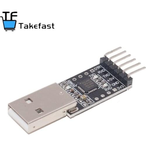 1pcs CP2102 USB 2.0 to TTL UART Module 6Pin Serial Converter STC Replace FT232