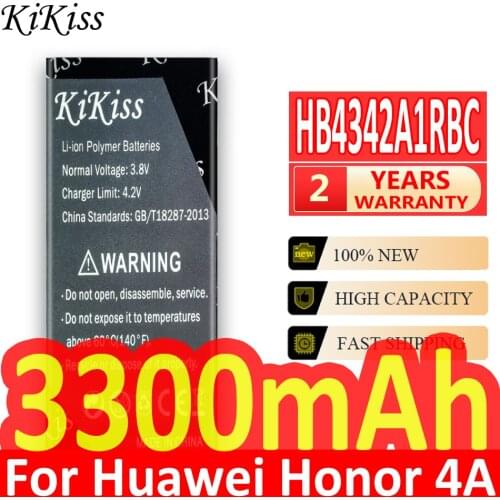 3300mAh 100% Original Battery for Huawei honor 4A honor 5A LYO-L21 y5II Y5 II Ascend 5+ Y6 SCL-TL00 CUN-U29 HB4342A1RBC