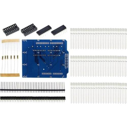 4X4X4 Blue LED Light Cube Kit 3D LED DIY Kit Electronic Suite for arduino Smart Electronics Led Cube arduino Kit DIY Electronic