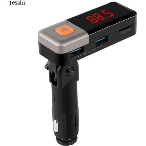 INGMAYA Car Bluetooth Charger 2 USB TF Card AUX In FM Mp3 Player Handsfree Call For iPhone iPad Samsung Lenovo ZTE Huawei Audio