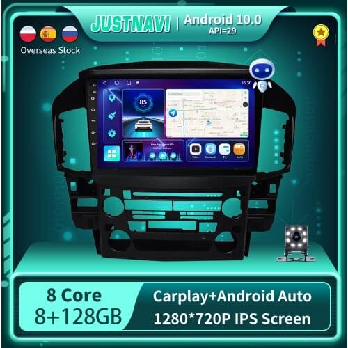 9" Android 10.0 Car Radio For Lexus RX300 1997-2003 For Toyota Harrier 1998 GPS Video Multimedia Stereo Auto Player Carplay DSP