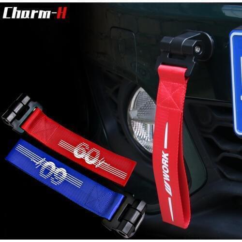 27CM Towing Ropes High Strength Car Tow Strap Bumper Trailer Tow Ropes for Mini F60 F55 F56 F54 R50 R52 R56 R53 R60 R61 R55 R57