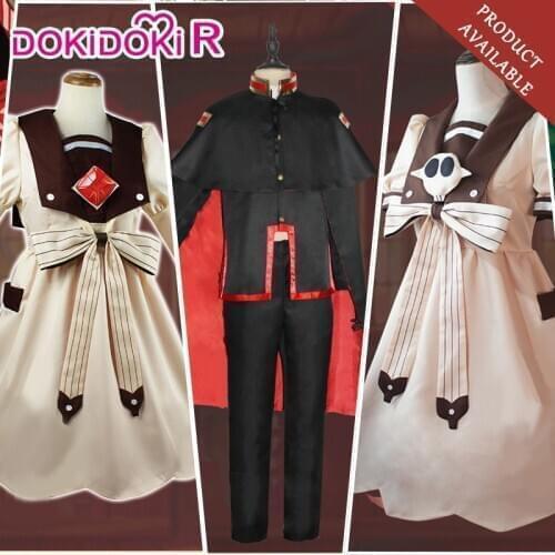 DokiDoki-R Anime Cosplay Jibaku Shounen Hanako-kun Cosplay Nanamine Sakura School Unifom Jibaku Shounen Hanako-kun Cosplay