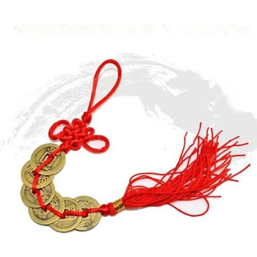 5 Emperor Coins 6 Emperors money 5 kings Copper coin Bless health,Keep the family safe,Expel evil spirits Lucky ornaments 2 lots