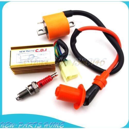 Racing Ignition Coil 6Pin AC CDI Spark Plug For Dirt Bike 150cc 200cc 250cc ATV Quad