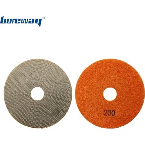 Supply 4inch metal electroplating flat lap diamond polishing disc