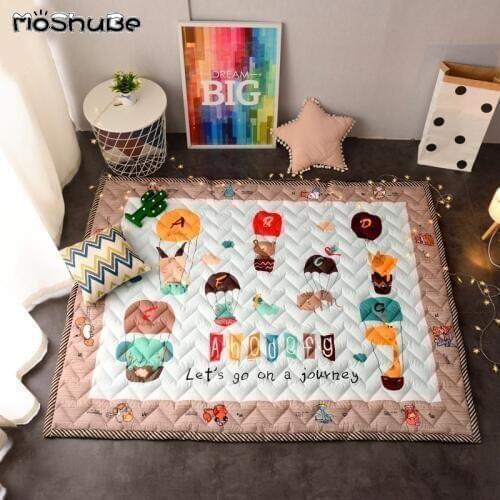 Ins Baby Play Mat Cotton Childrens Carpet Washable Rugs Living Room Anti-skid Bedroom Activity Blanket Toys Indoor Climbing Pad
