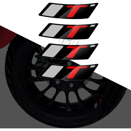 Motorcycle Wheel Decal Reflective Sticker Case for Vespa 12" GTS Supersport