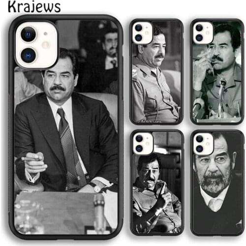 Krajews Arabic Iraq Saddam Hussein soft Phone Case Cover For iPhone 5 SE 2020 6s 7 8 plus X XS XR 11 12 mini pro max coque Shell
